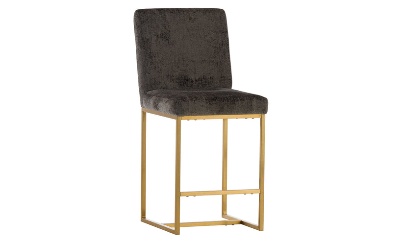 Modern Upholstered Counter Stool